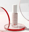 Vernis Nail Corrector comblant collagène rose pastel Poderm sur support design