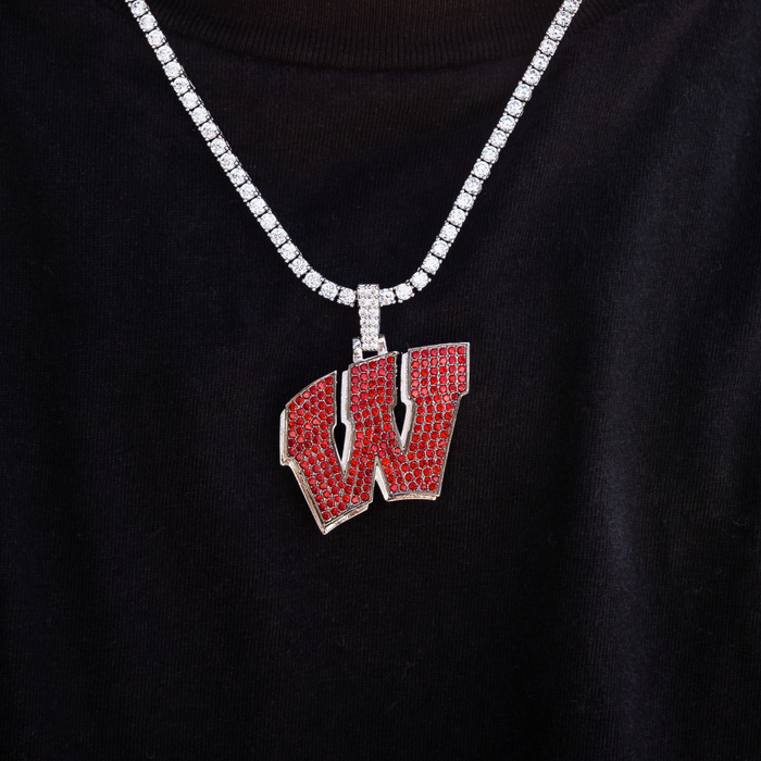 Wisconsin Badgers Logo Pendant
