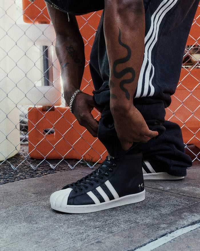 Adidas x Thug Club Superstar Luxe Boot onfeet