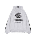Adidas x Willy Chavarria Full-Zip Hoodie (Light Grey Heather)