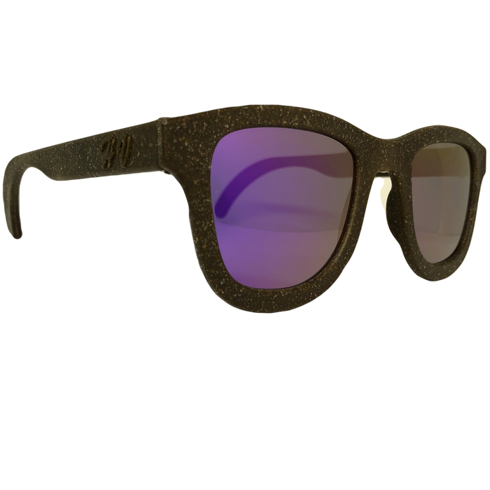 Zeus hemp sunglasses, frame detail